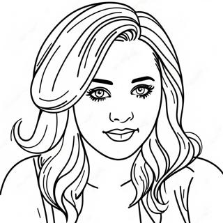 Miley Cyrus Coloring Page 21493-17434