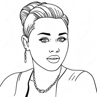 Miley Cyrus Coloring Page 21493-17435