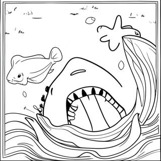 Jaws Movie Poster Coloring Page 21513-17451