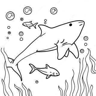 Great White Shark Coloring Page 21514-42975