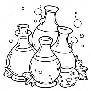 Potions Coloring Pages