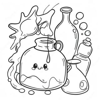 Colorful Potions Coloring Page 21523-17454