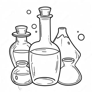 Colorful Potions Coloring Page 21523-17456