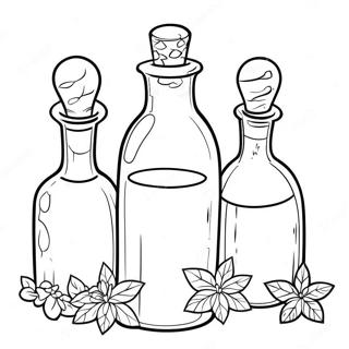 Magical Potion Bottles Coloring Page 21524-17457