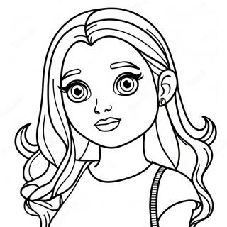 Rainbow High Skyler Coloring Pages