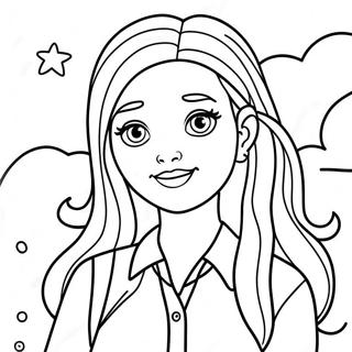 Skyler From Rainbow High Coloring Page 21553-17479