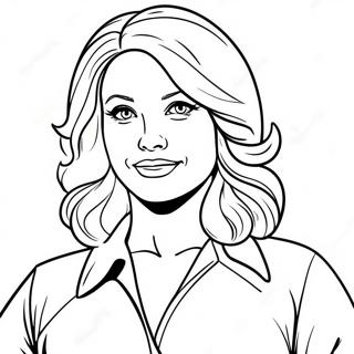 Skyler In Stylish Outfit Coloring Page 21554-17481