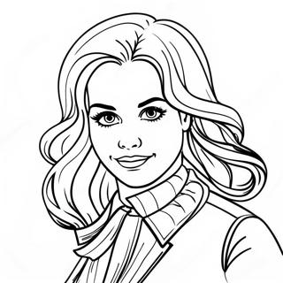 Skyler In Stylish Outfit Coloring Page 21554-17483