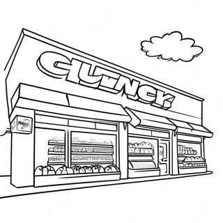 Mini Brands Grocery Store Coloring Page 21564-17489