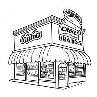 Mini Brands Grocery Store Coloring Page 21564-17492