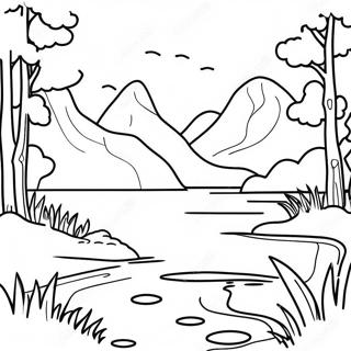 Lake App Coloring Pages