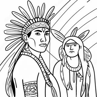 Indigenous Peoples Day Coloring Pages