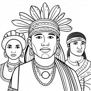 Indigenous Peoples Day Celebration Coloring Page 21593-17510