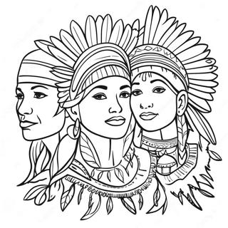 Indigenous Peoples Day Celebration Coloring Page 21593-17511