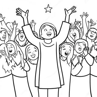 Praise And Worship Coloring Page 21603-17515