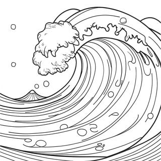 Gentle Ocean Waves Coloring Page 21614-17533