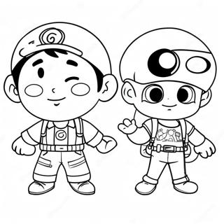 Ryan S World Characters Coloring Page 2162-1842