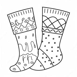 Socks Coloring Pages