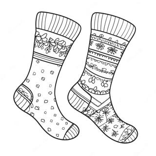 Socks Coloring Page 21633-17544