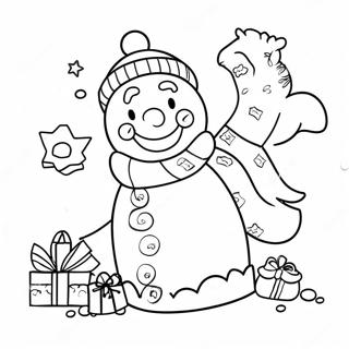 Christmas Story Coloring Pages