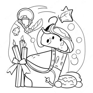 Christmas Story Coloring Page 21683-17582