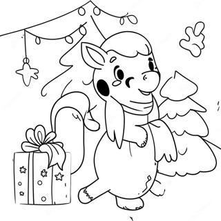 Christmas Story Coloring Page 21683-17584