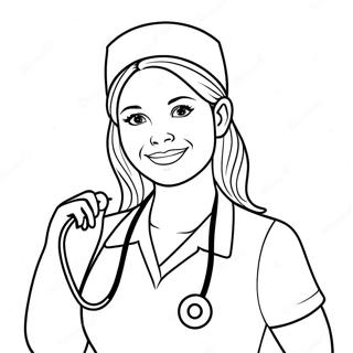 Nurse Coloring Pages