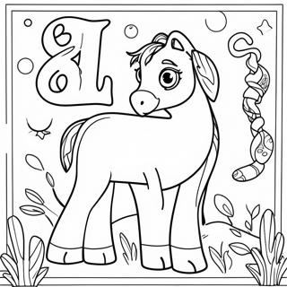 Animal Alphabet Coloring Pages