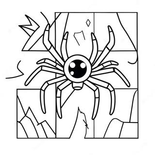 Minecraft Spider Coloring Page 21743-17630