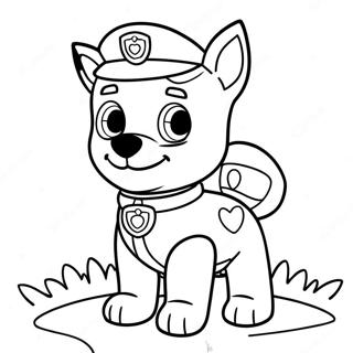 Paw Patrol Easter Coloring Pages