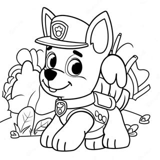 Paw Patrol Easter Coloring Page 21753-17638