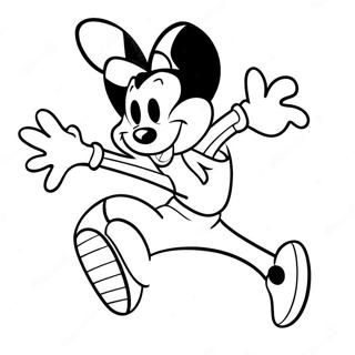 Yakko Warner Dancing Coloring Page 21774-17673