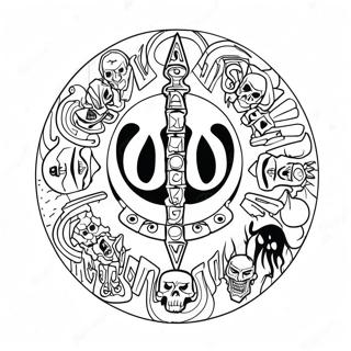 Slipknot Logo Coloring Page 21803-17686