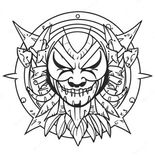 Slipknot Logo Coloring Page 21803-17687