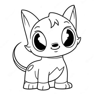 Cute Bolt Character Coloring Page 21834-17706