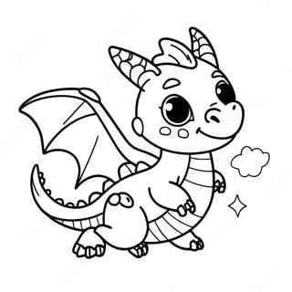 Baby Dragon Coloring Pages