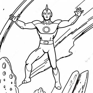 Ultraman Coloring Pages