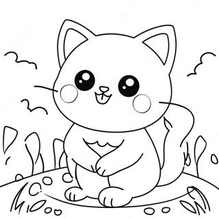 Cute Catnap Poppy Playtime Character Coloring Page 21864-17735