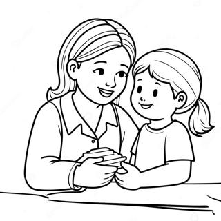 Helping Others For Preschoolers Coloring Pages