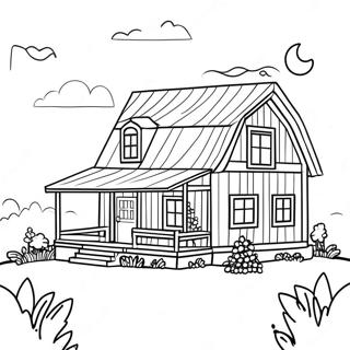 Stardew Valley Farmhouse Coloring Page 21903-17758