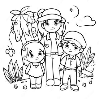 Cute Stardew Valley Characters Coloring Page 21904-17764