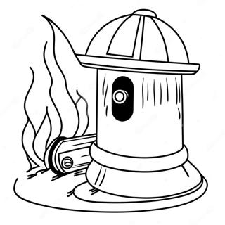 Fire Safety Coloring Page 2191-1863