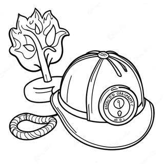 Fire Safety Coloring Page 2191-1864