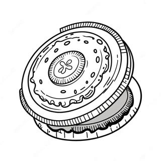 Oreo Cookie Coloring Page 21923-17774