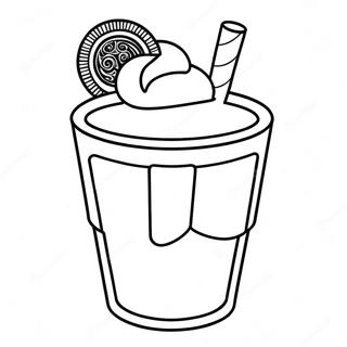 Oreo Milkshake Coloring Page 21924-17780