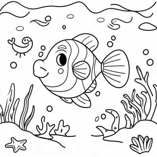 Underwater Ocean For Adults Coloring Pages