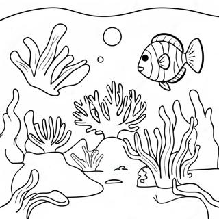 Colorful Coral Reef Underwater Coloring Page 21994-17830