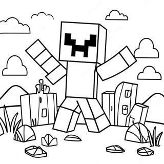 Minecraft Coloring Pages