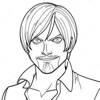 Sanji Coloring Page 22023-17854