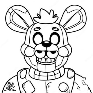 Springtrap Fnaf Coloring Page 22033-17864